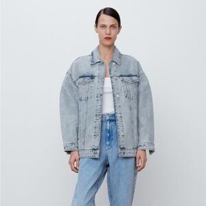 Zara Oversized Denim Jacket
